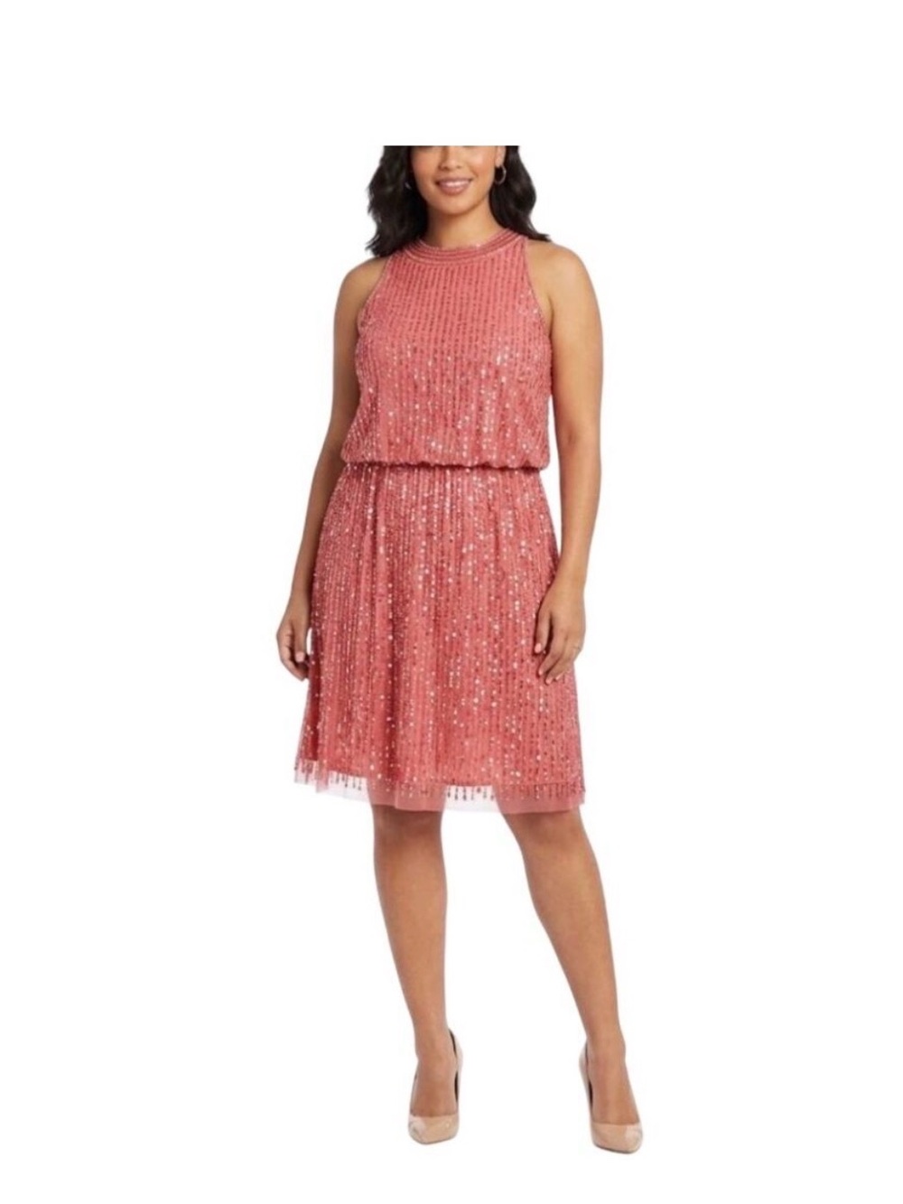 Adrianna Papell Sequin Dress
